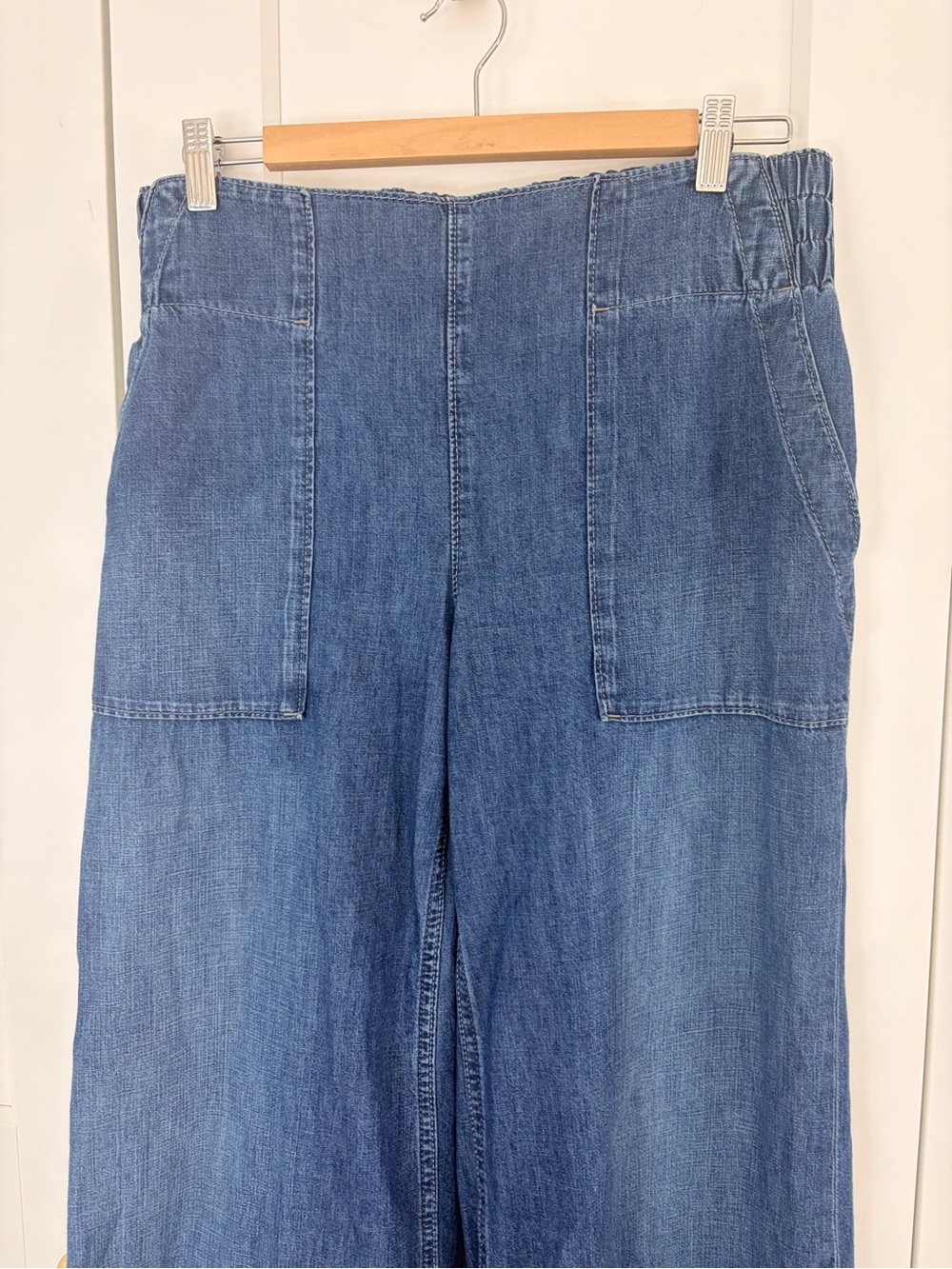 Free People - We The Free High-Rise Wide Leg Denim Jeans | S - Picture 5 of 7